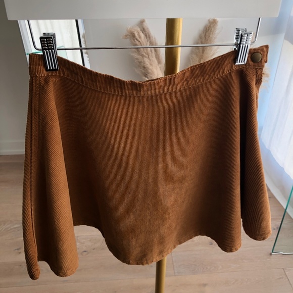 Camel Corduroy Circle Skirt - Picture 5 of 5